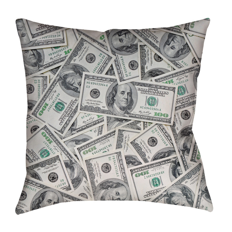 100 Dollar Bill pillowcase