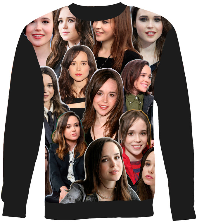 Ellen Page Collage Sweater Sweatshirt