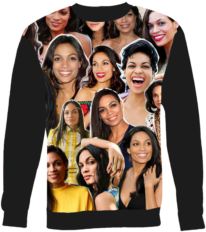 Rosario Dawson Collage Sweater Sweatshirt