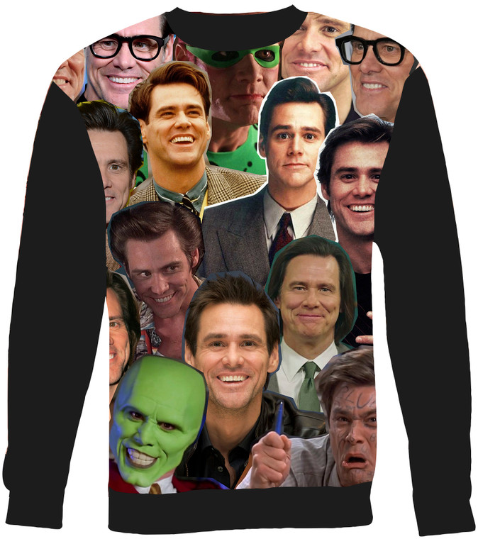 Jim Carrey Collage Sweater Sweatshirt