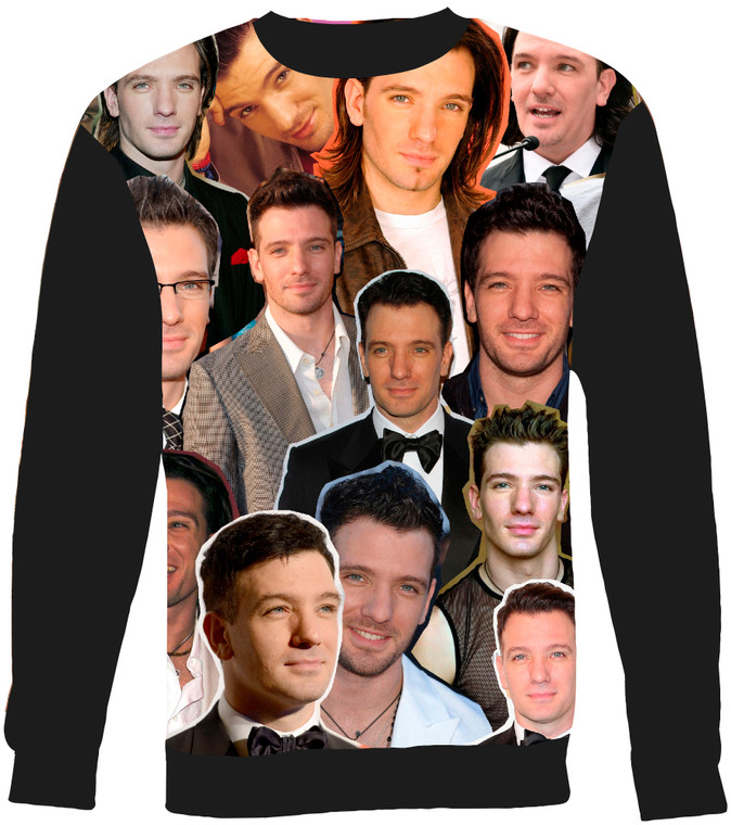 JC Chasez Collage Sweater Sweatshirt