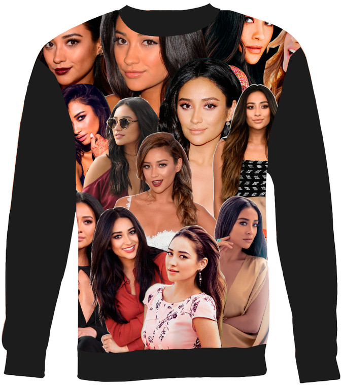 Shay Mitchell Collage Sweater Sweatshirt