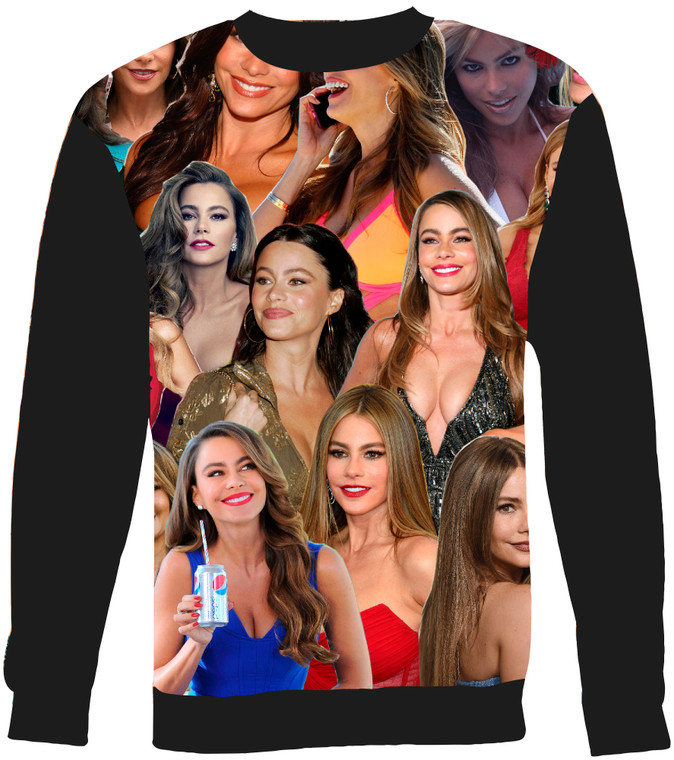 Sofia Vergara Collage Sweater Sweatshirt