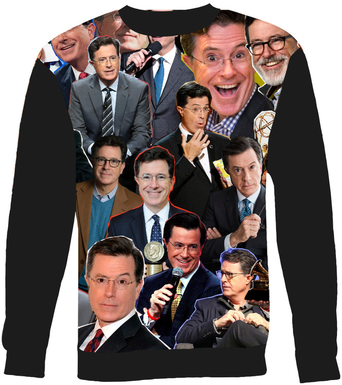 Stephen Colbert Collage Sweater Sweatshirt