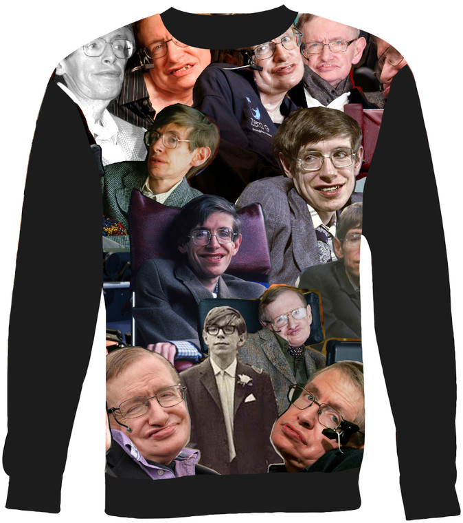 Stephen Hawking Collage Sweater Sweatshirt