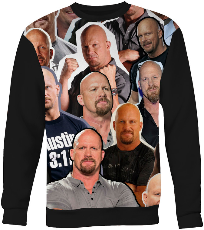 Steve Austin Collage Sweater Sweatshirt