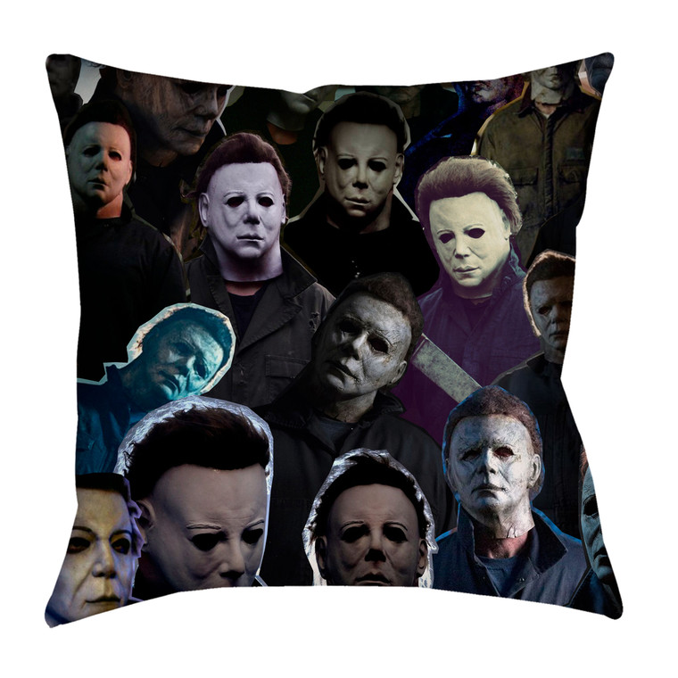 Michael Myers Photo Collage Pillowcase Subliworks