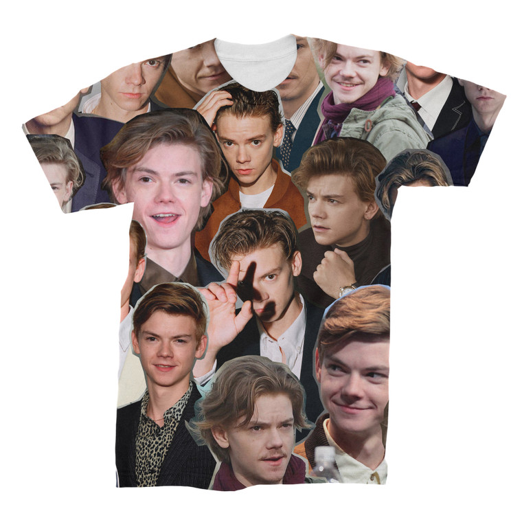 Thomas Brodie-Sangster Photo Collage T-Shirt