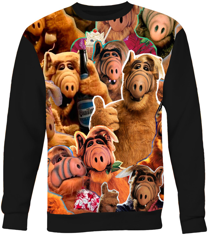 Alf Collage Sweater Sweatshirt
