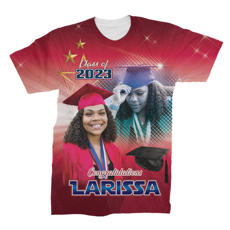 Custom Graduation Red t-shirt