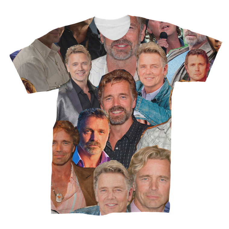 John Schneider Photo Collage T-Shirt