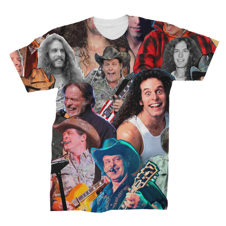 Ted Nugent Photo Collage T-Shirt