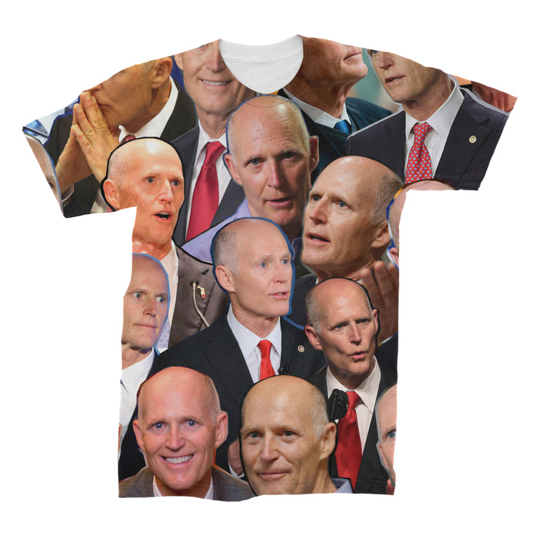 Rick Scott Photo Collage T-Shirt