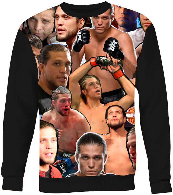 Brian Ortega  Photo Collage Sweater Sweatshirt