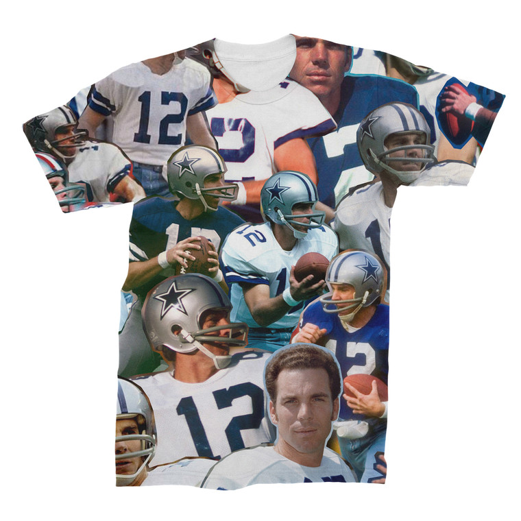 Roger Staubach Photo Collage T-Shirt