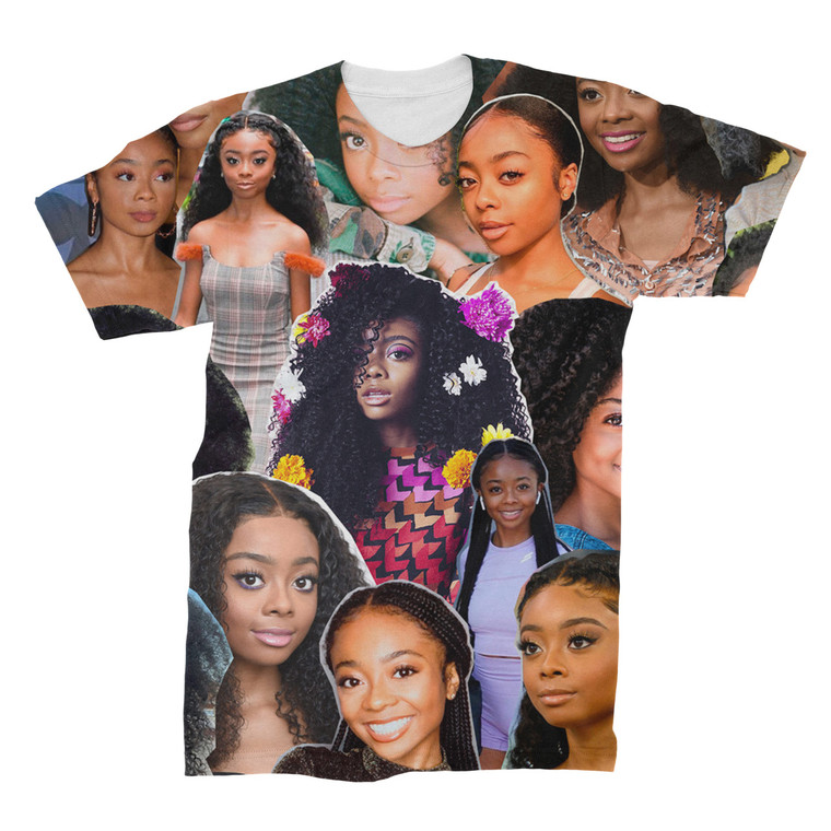 Skai Jackson Photo Collage T-Shirt front