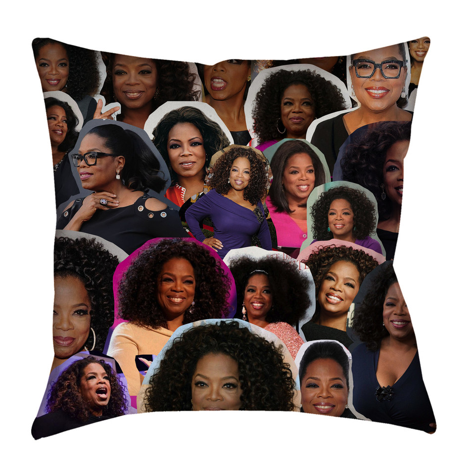 Oprah Winfrey Photo Collage Pillowcase