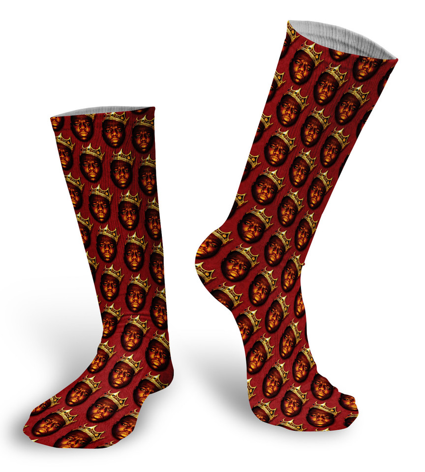 Notorious BIG Faces Socks