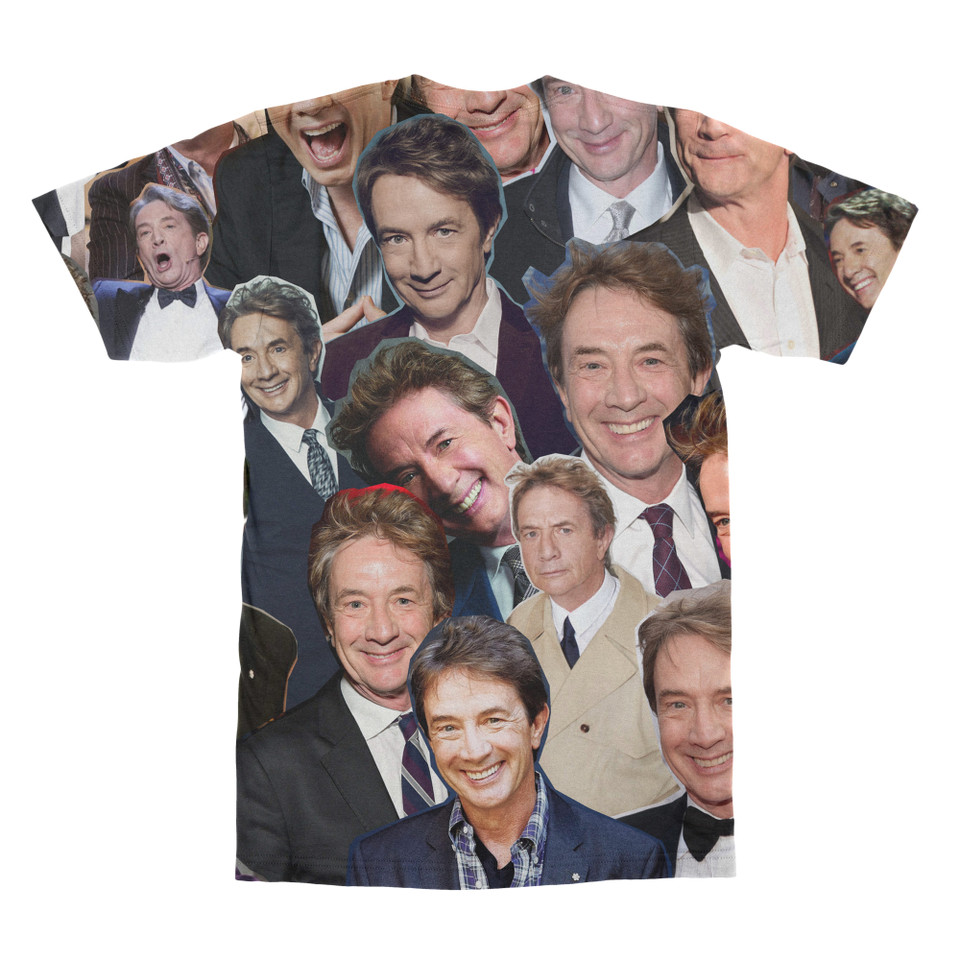 Martin Short Photo Collage T-Shirt back
