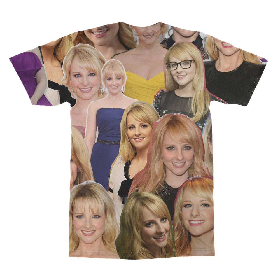 Melissa Rauch Photo Collage T-Shirt back