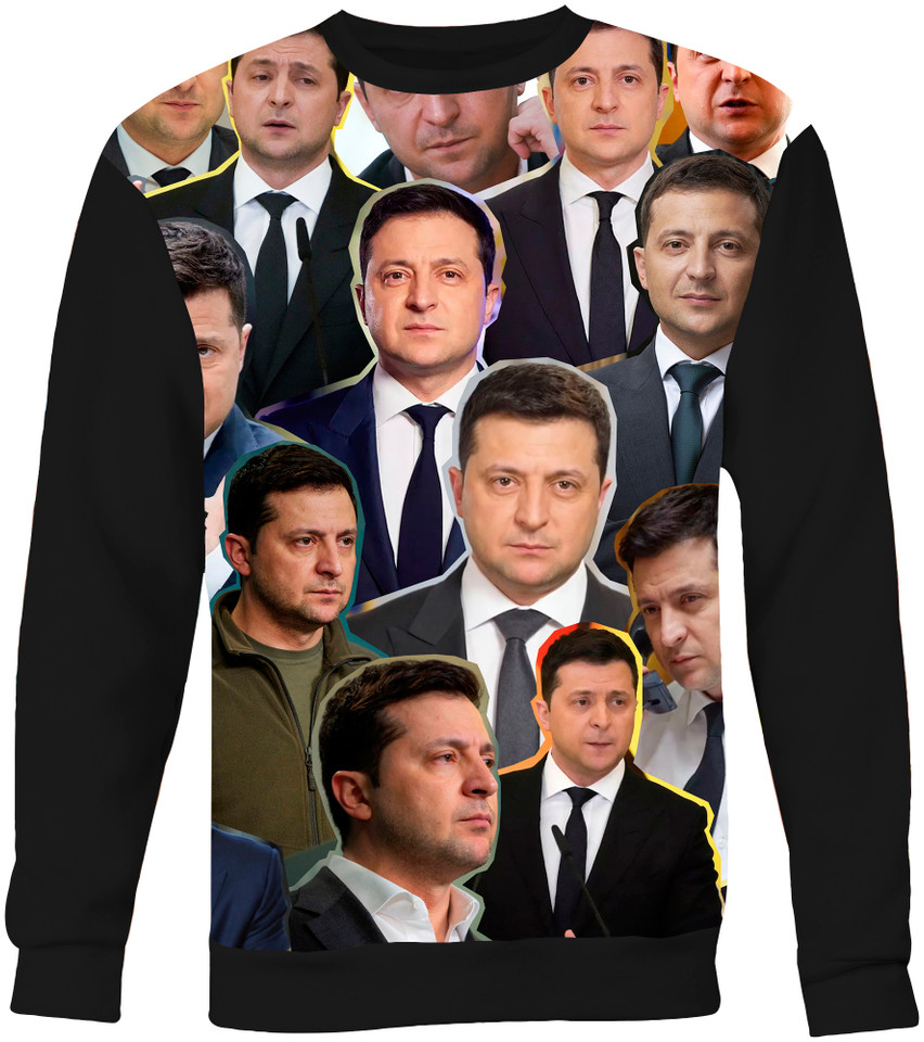 Volodymyr Zelenskyy Photo Collage Sweater Sweatshirt