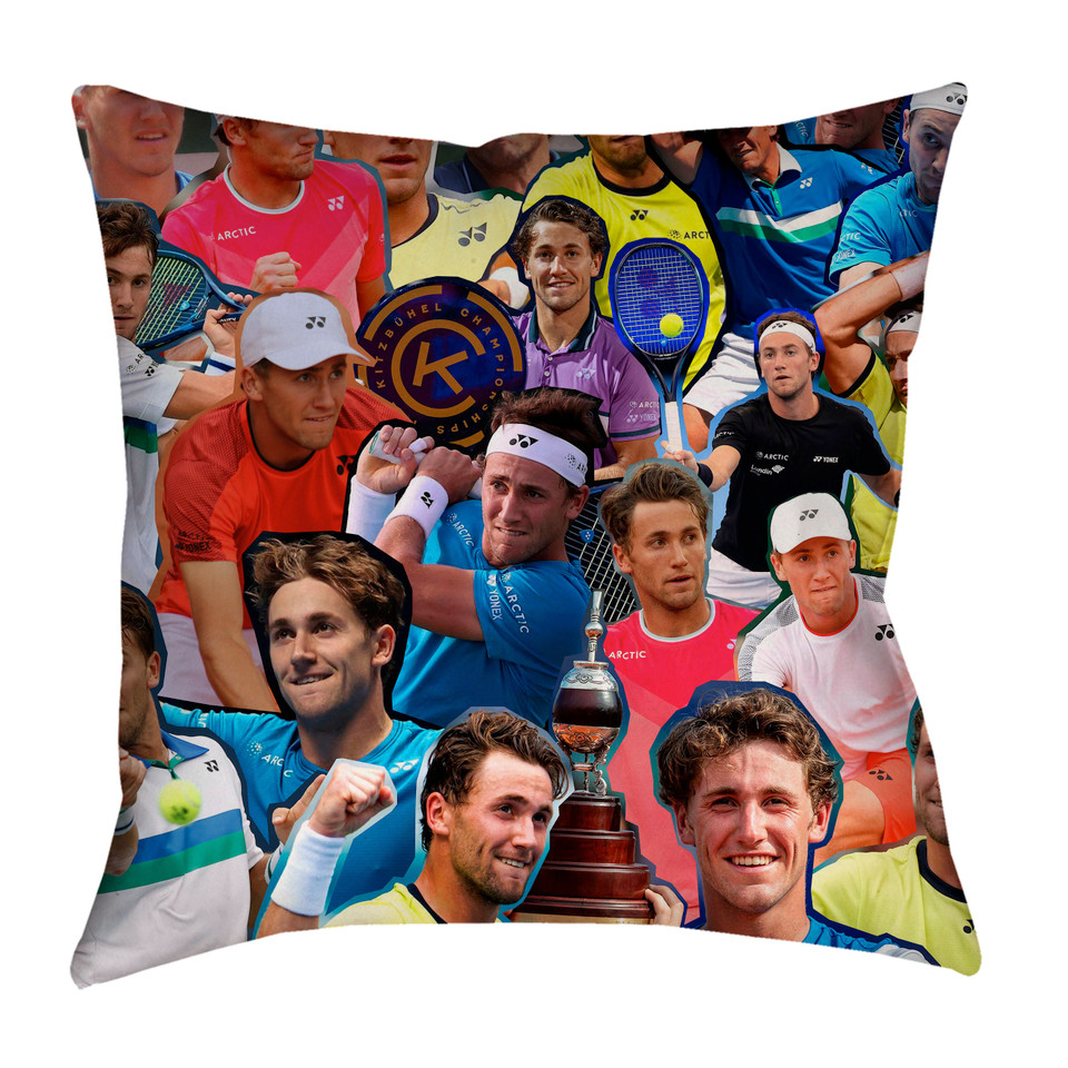 Casper Ruud  Photo Collage Pillowcase