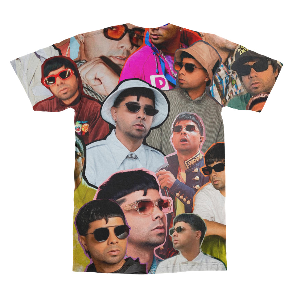 Chencho Corleone Photo Collage T-Shirt back
