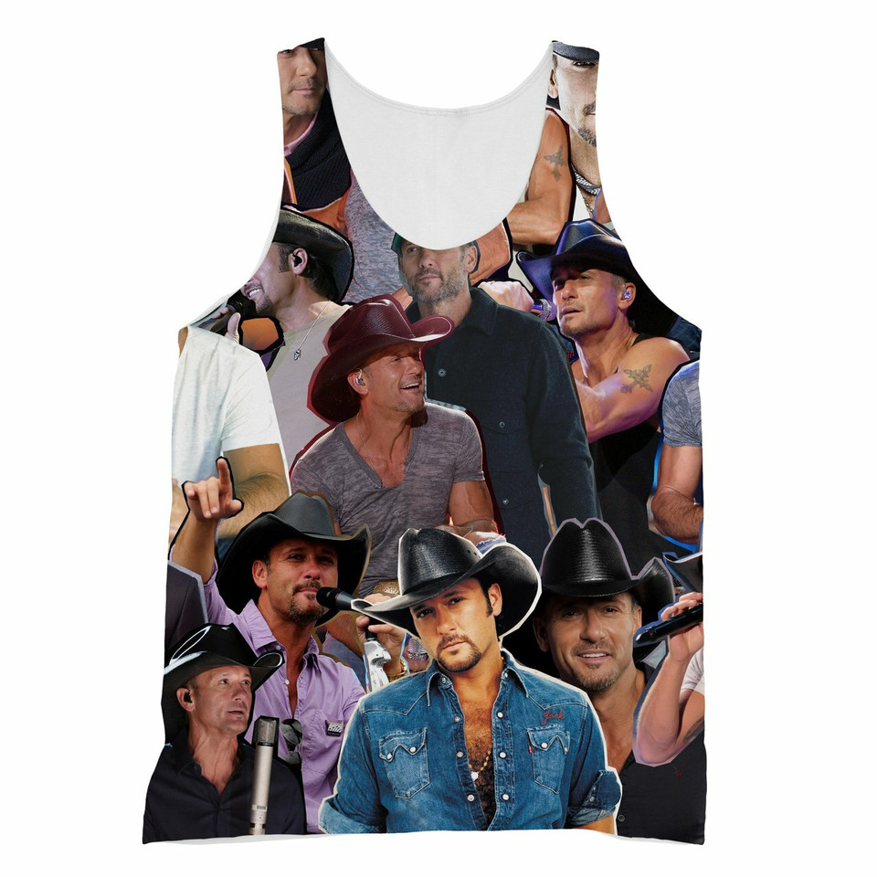 Tim McGraw Photo Collage T-Shirt