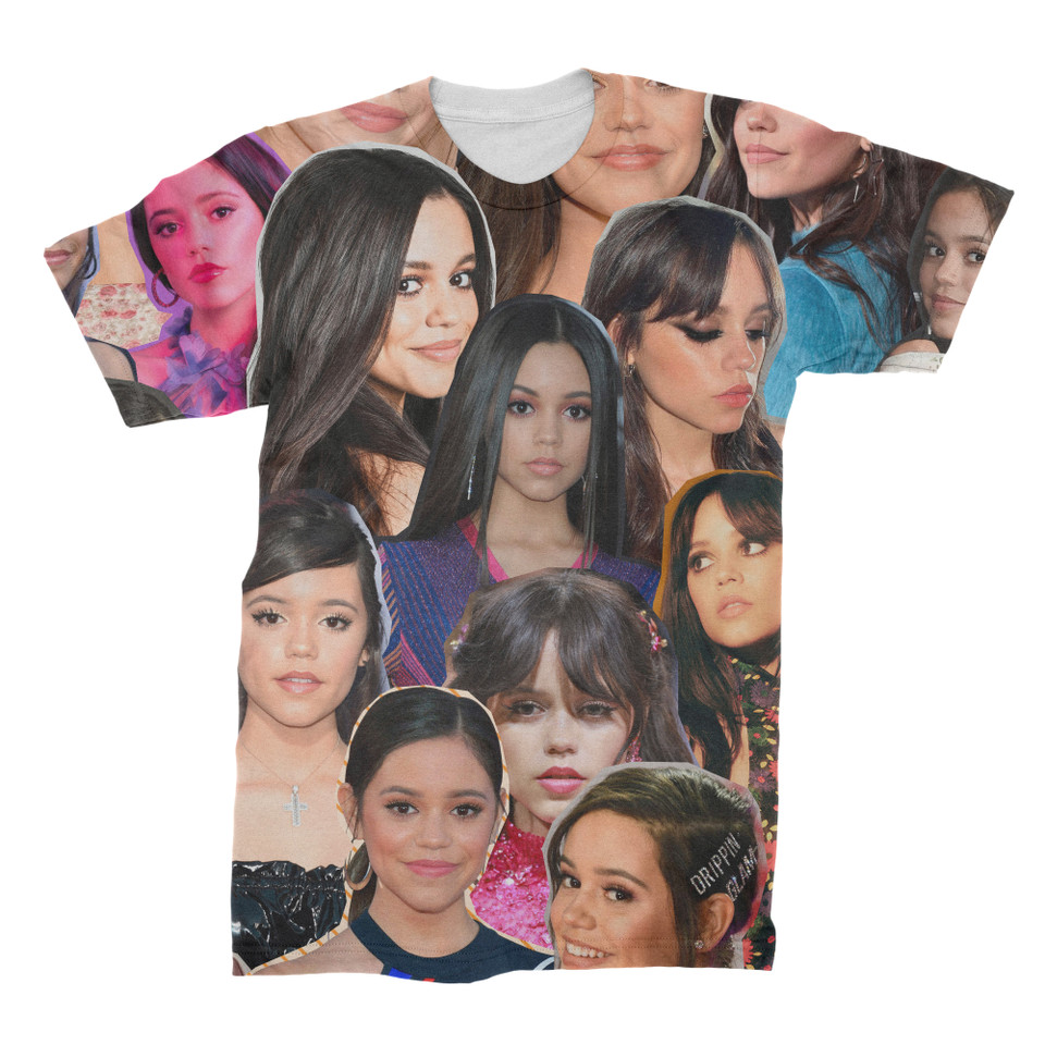Jenna Ortega Photo Collage T-Shirt