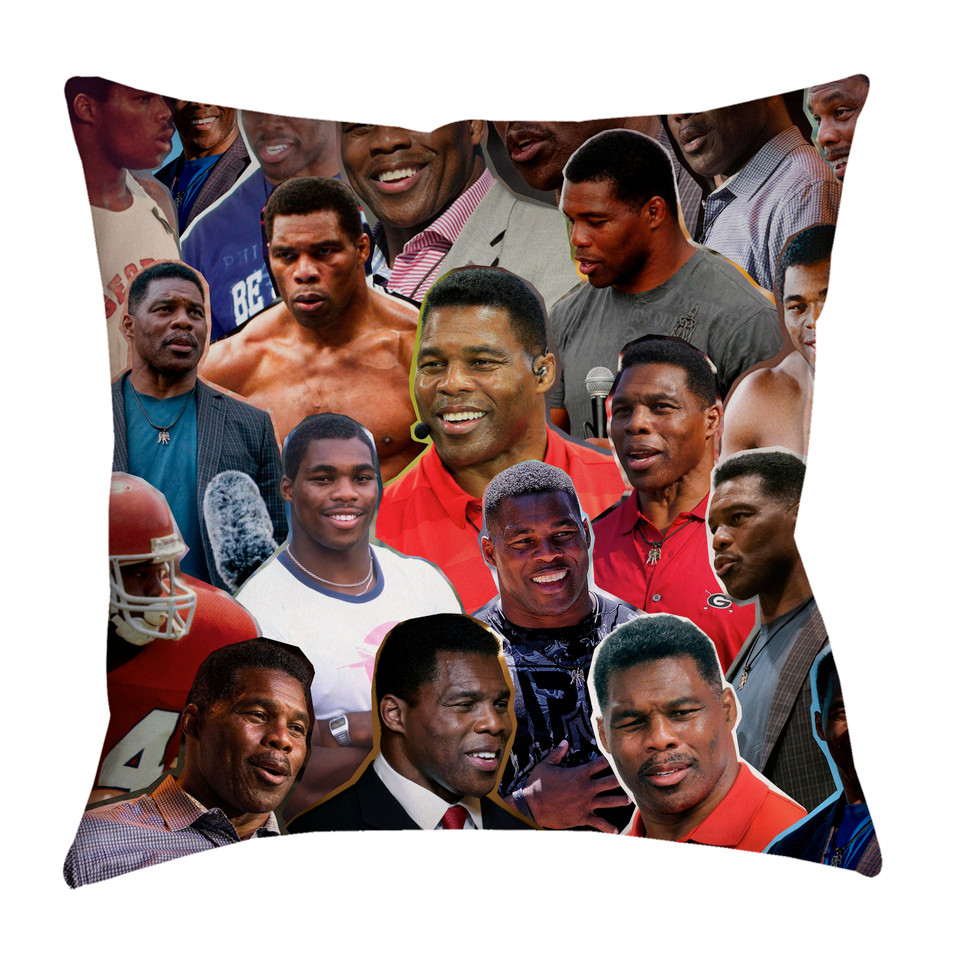 Herschel Walker Photo Collage Pillowcase