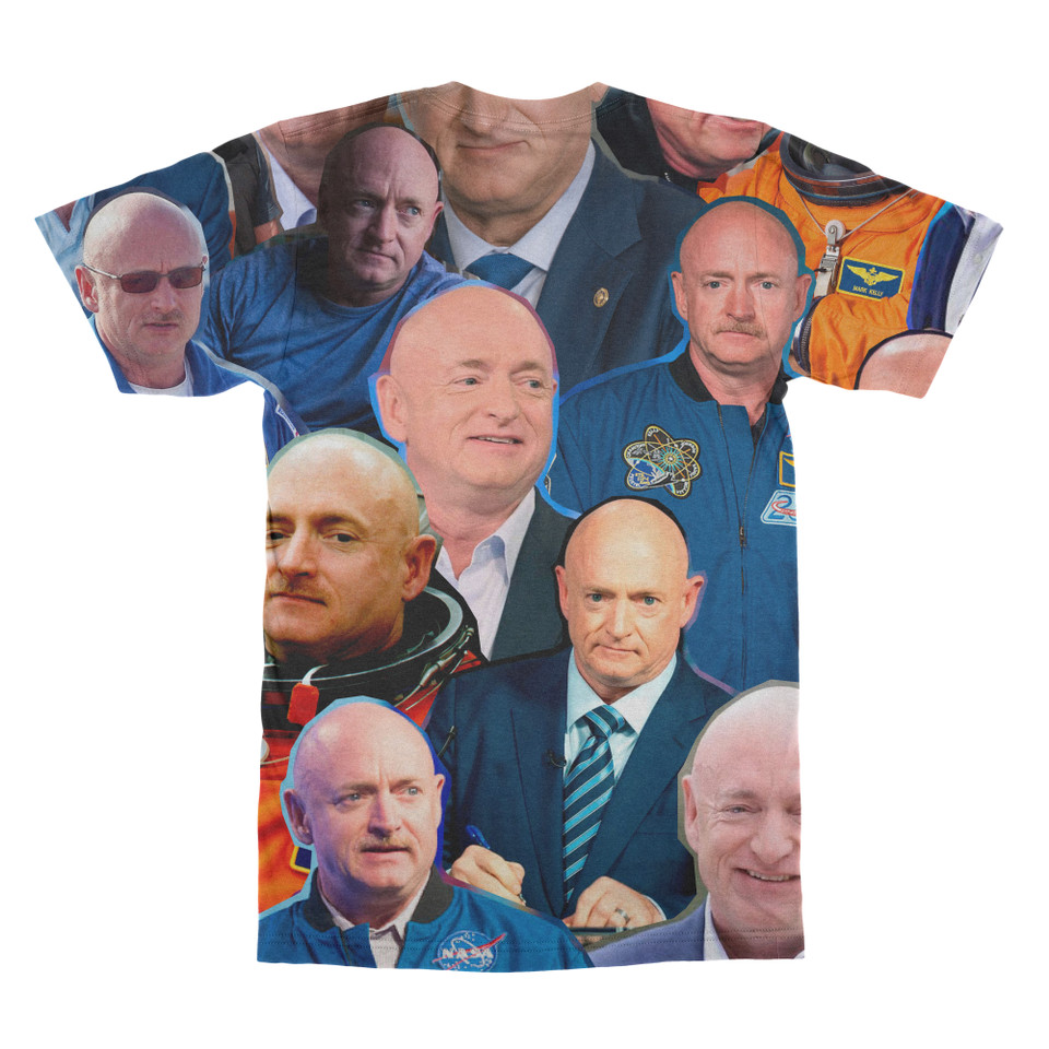 Mark Kelly Photo Collage T-Shirt back