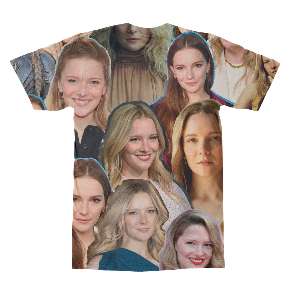 Morfydd Clark Photo Collage T-Shirt back