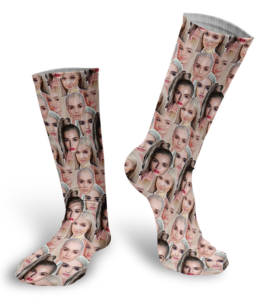 Poppy faces socks Poppy faces socks