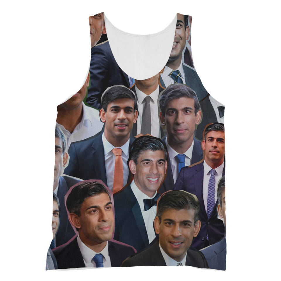 Rishi Sunak Photo Collage Tanktop