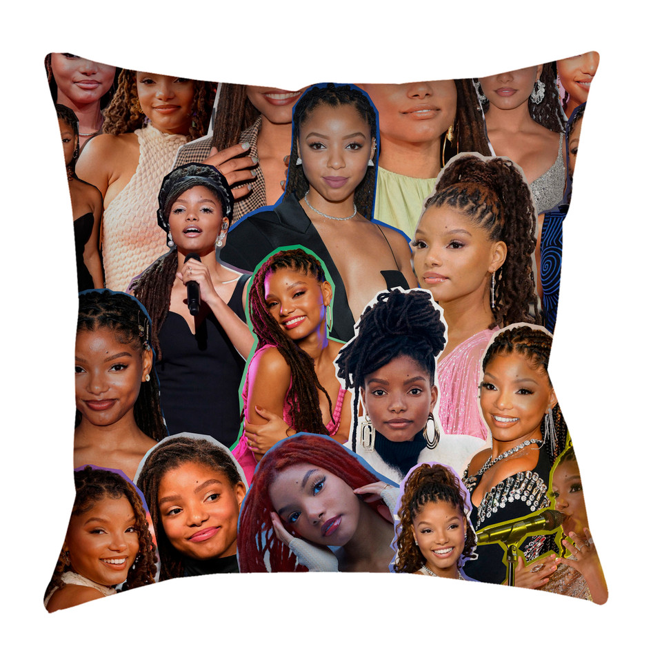 Halle Bailey Photo Collage Pillowcase