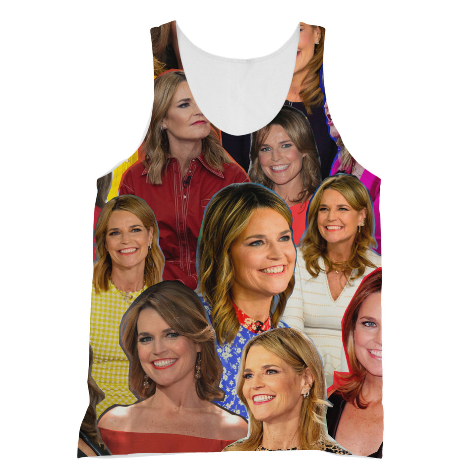 Savannah Guthrie Photo Collage Tanktop