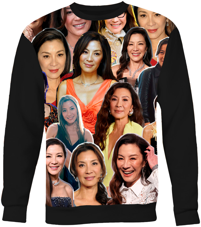 Michelle Yeoh  Photo Collage Sweater Sweatshirt
