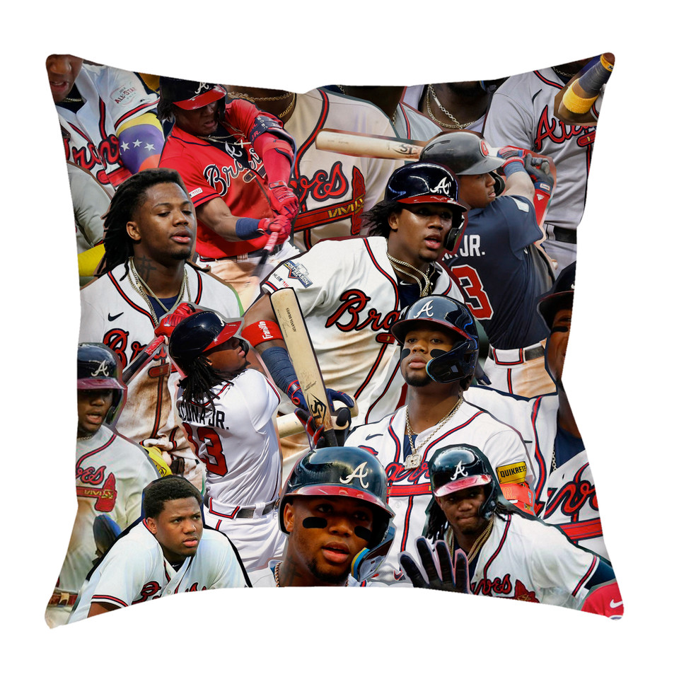 Ronald Acuña Jr. Photo Collage Pillowcase