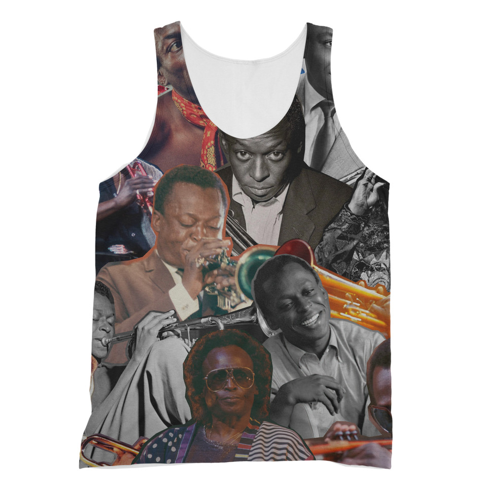 Miles Davis Photo Collage Tanktop