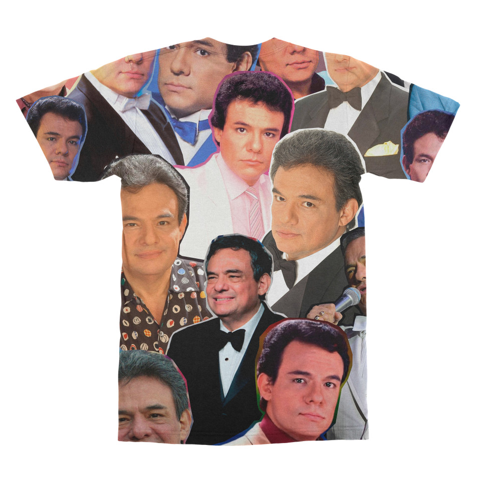 José José Photo Collage T-shirt back