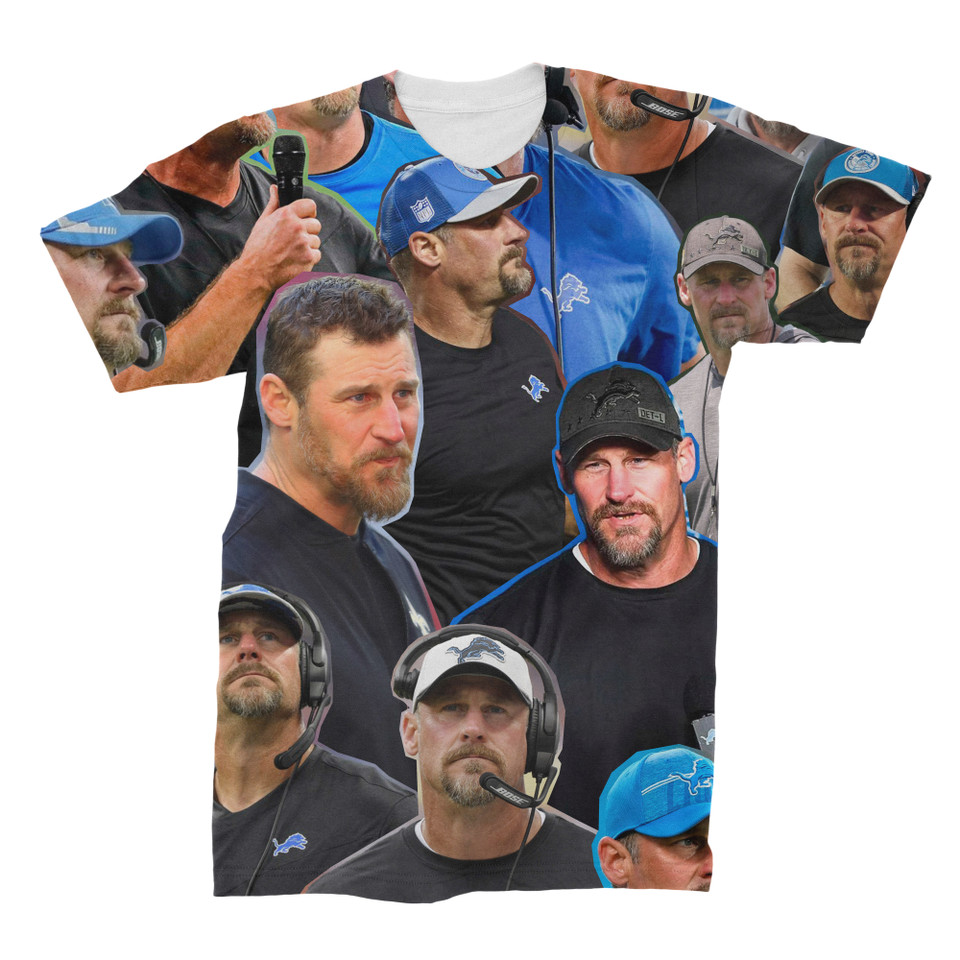 Dan Campbell Photo Collage T-shirt