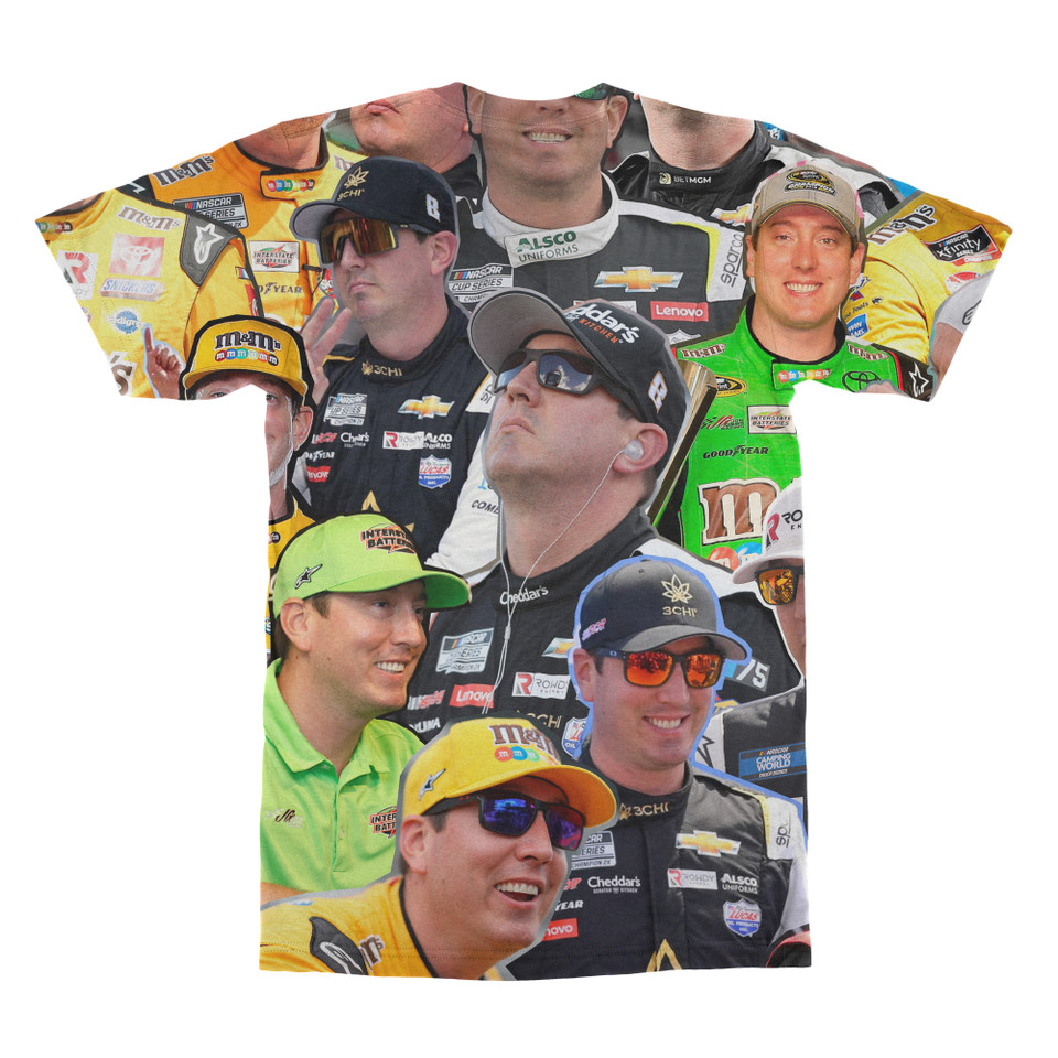 Kyle Busch  Photo Collage T-shirt back
