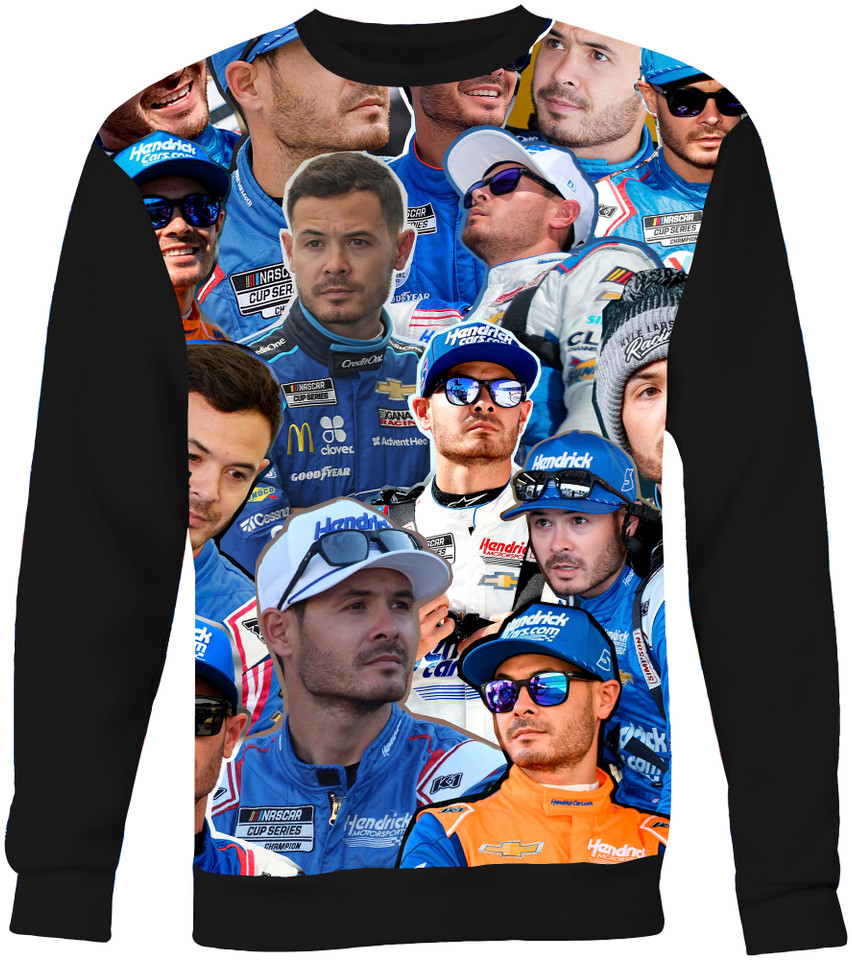 Kyle Larson  Photo Collage Sweater Sweatshirt
