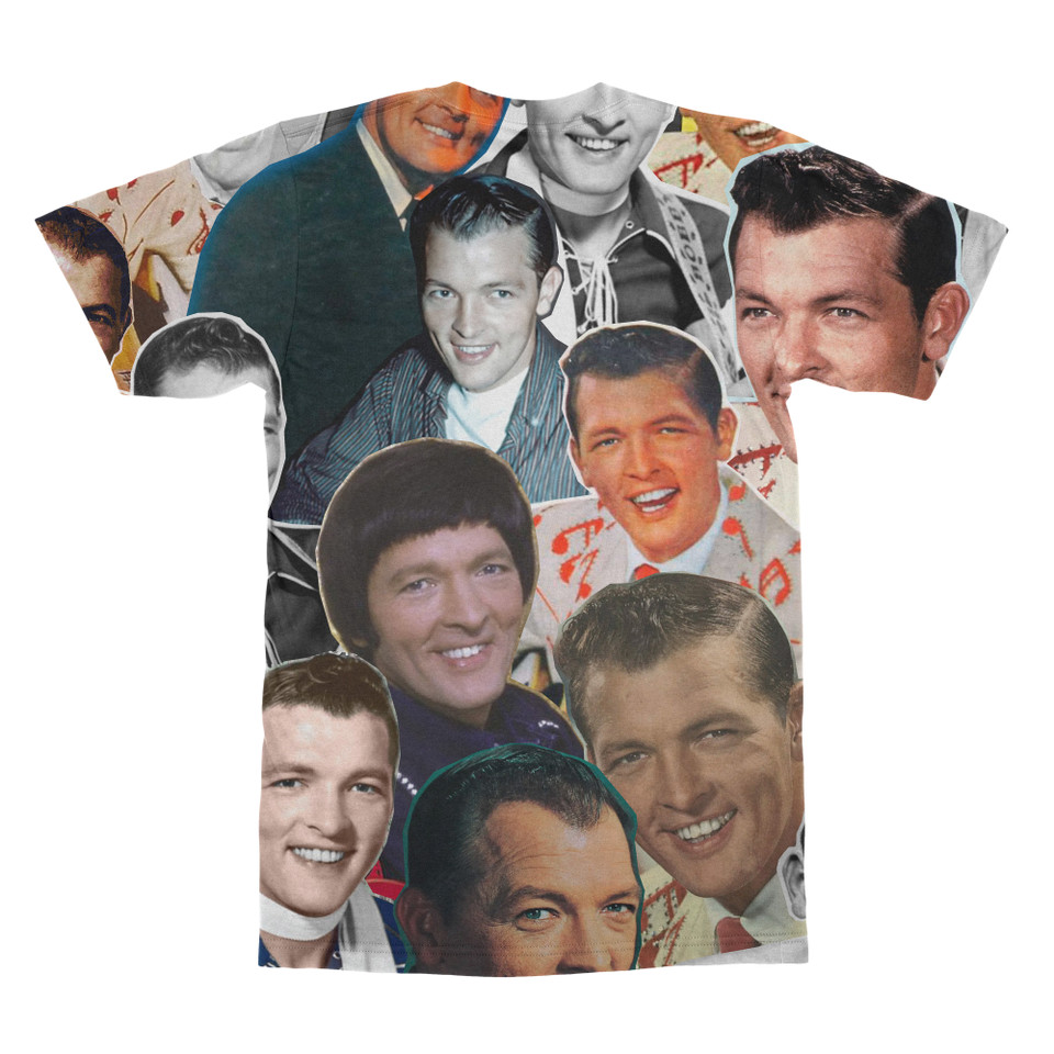 Bobby Helms Photo Collage T-Shirt back