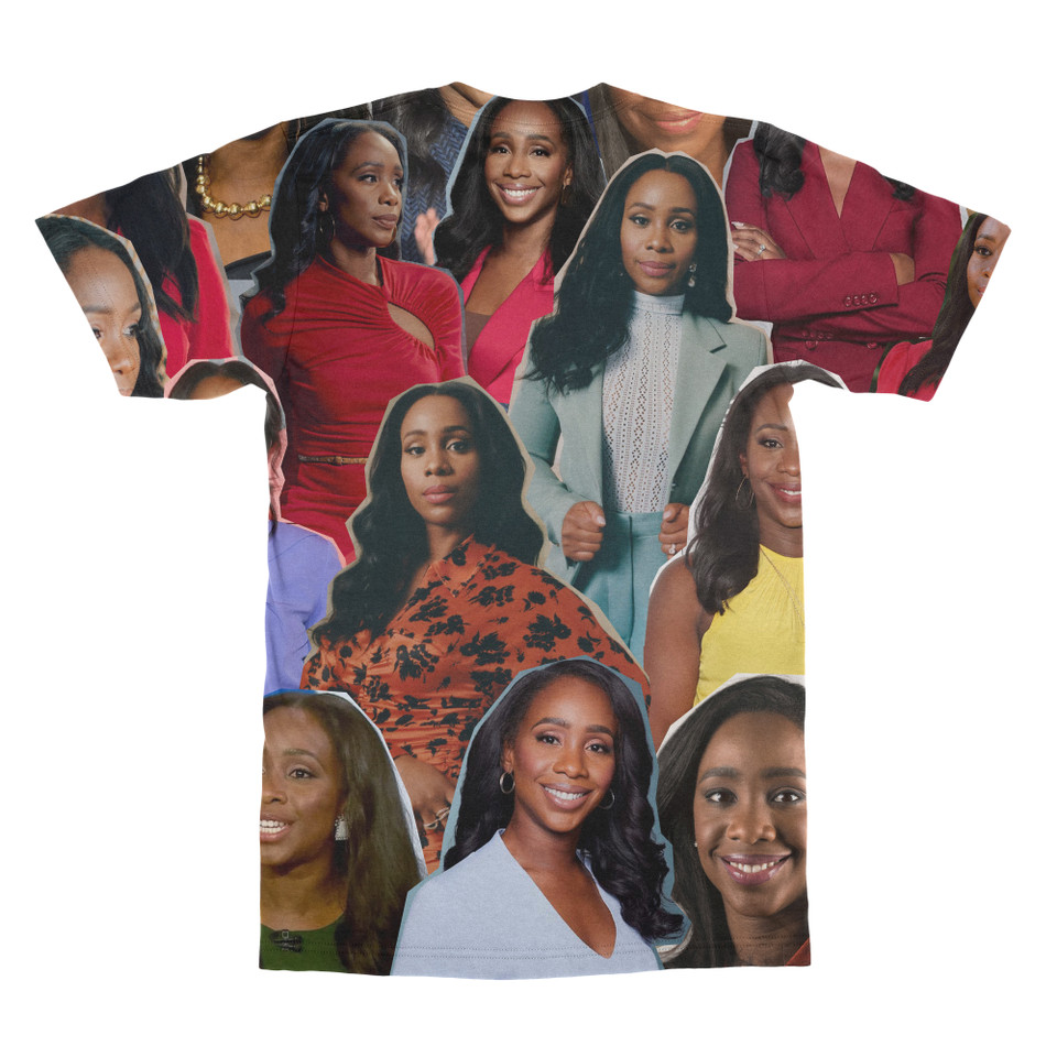 Abby Phillip Photo Collage T-shirt back