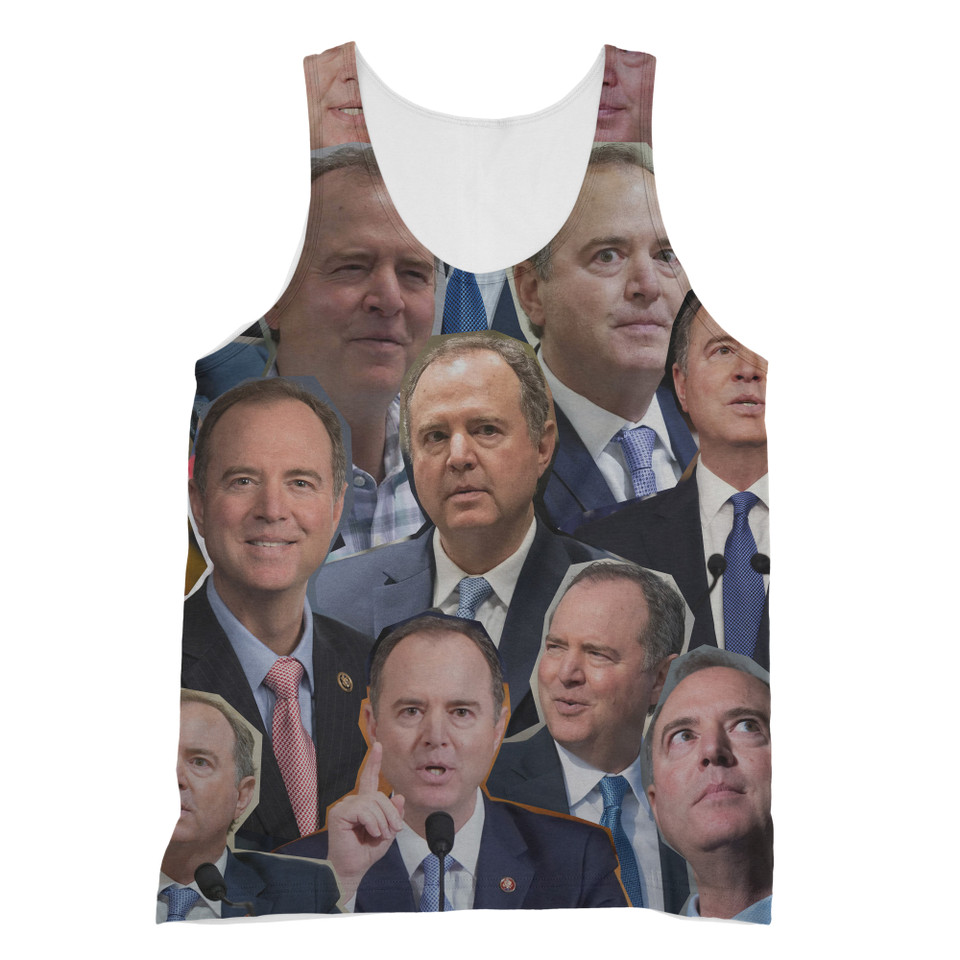 Adam Schiff Photo Collage Tanktop