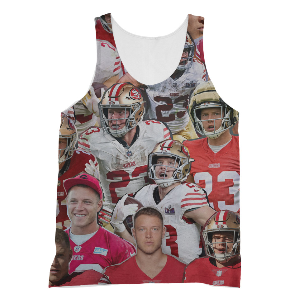 Christian McCaffrey (SF 49ers) Photo Collage Tanktop