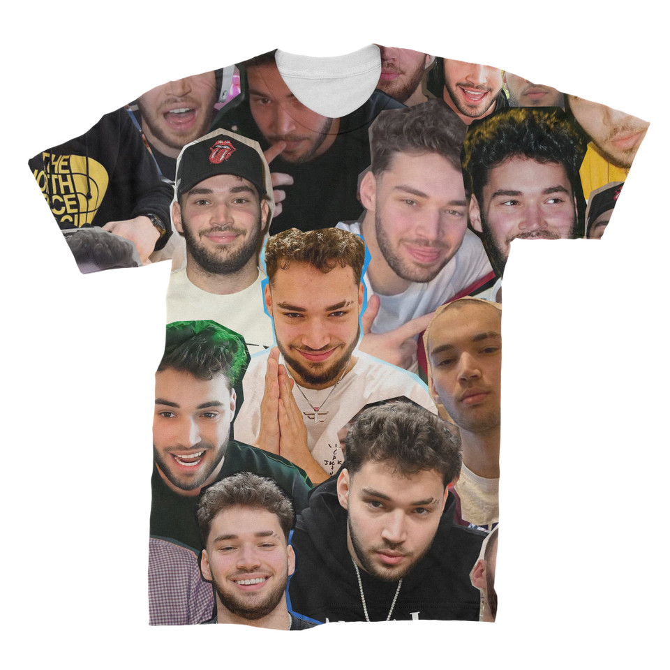 Adin Ross Photo Collage T-shirt