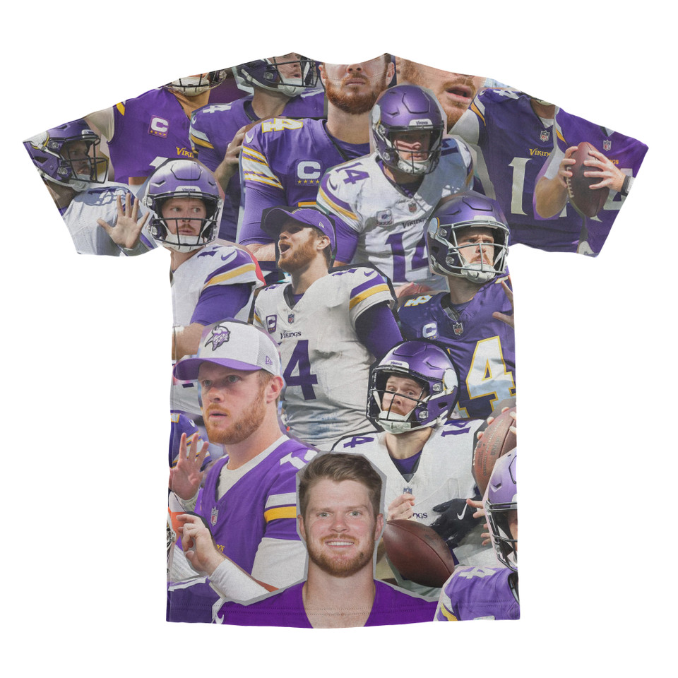 Sam Darnold Photo Collage T-shirt back