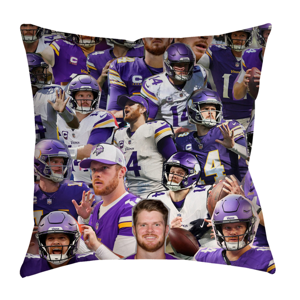 Sam Darnold Photo Collage Pillowcase